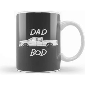 Baskı Dükkanı Dodge Ram Pickup Truck Dad Bod Funny Kupa Bardak