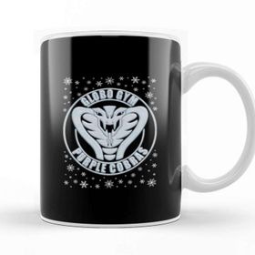 Baskı Dükkanı Dodgeball Globo Gym Purple Cobras Christmas Snow Logo Kupa Bardak