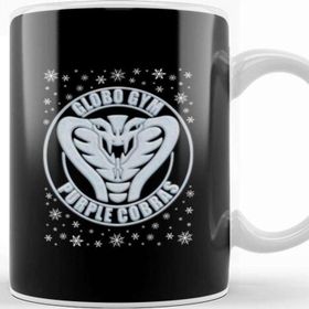 Baskı Dükkanı Dodgeball Globo Gym Purple Cobras Christmas Snow Logo Kupa Bardak