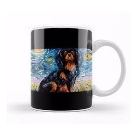 Baskı Dükkanı Dog Cavalier King Charles Spaniel Night Kupa Bardak