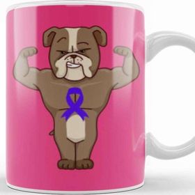Baskı Dükkanı Dog Crohn's & Colıtıs Awareness Warrior Kupa Bardak