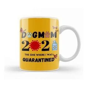 Baskı Dükkanı Dog Mom Gift For Mother Day Dog Mom Guarantıned 2021 Kupa Bardak