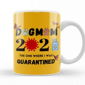 Baskı Dükkanı Dog Mom Gift For Mother Day Dog Mom Guarantıned 2021 Kupa Bardak
