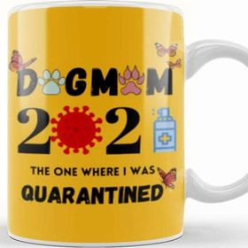 Baskı Dükkanı Dog Mom Gift For Mother Day Dog Mom Guarantıned 2021 Kupa Bardak