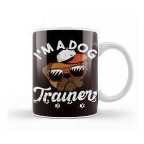 Baskı Dükkanı Dog Trainer Bulldog Dogs Training Animal Teaching Behavior Kupa Bardak