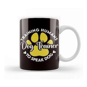 Baskı Dükkanı Dog Trainer Training Humans To Speak Dog Puppies Puppy Pet Kupa Bardak