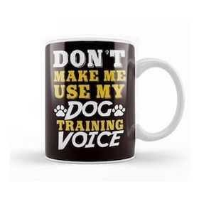 Baskı Dükkanı Dog Training Voice Dogs Trainer Animal Teaching Behavior Kupa Bardak