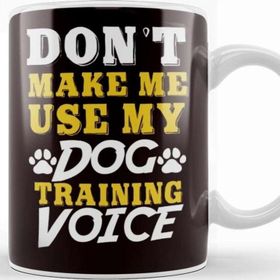 Baskı Dükkanı Dog Training Voice Dogs Trainer Animal Teaching Behavior Kupa Bardak
