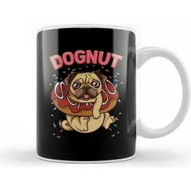 Baskı Dükkanı Dognut Cute & Funny Dog Donut Pun Kupa Bardak