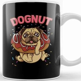 Baskı Dükkanı Dognut Cute & Funny Dog Donut Pun Kupa Bardak