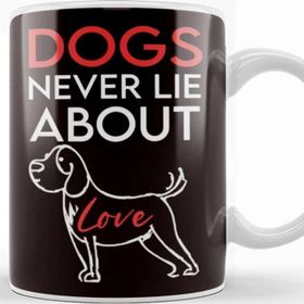 Baskı Dükkanı Dogs Never Lie About Love Dog Breed Owner Animal Lover Kupa Bardak