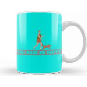 Baskı Dükkanı Dogs You Make Me Happy Dog Lover Gifts Kupa Bardak
