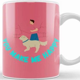 Baskı Dükkanı Dogs You Make Me Happy Dog Lover Gifts Kupa Bardak