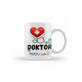 Baskı Dükkanı Doktor Doktora Hediye Kupa Bardak