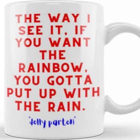 Baskı Dükkanı Dolly Parton Quotes Kupa Bardak