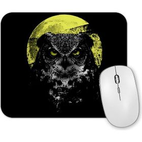 Baskı Dükkanı Dolunay Baykuş Korku Baykuş Mouse Pad
