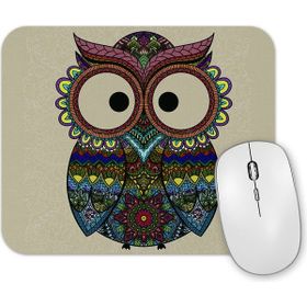 Baskı Dükkanı Dolunay Baykuş Korku Baykuş Mouse Pad