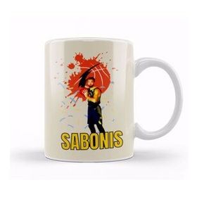 Baskı Dükkanı Domantas Sabonis Vintage Art Legend Basketball Gift Vintage Retro Style Kupa Bardak