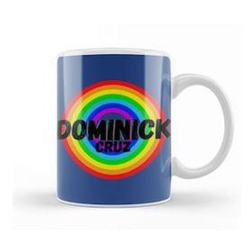 Baskı Dükkanı Dominick Cruz Vintage Retro Rainbow Style Warriors Design Wrestlers Gift Kupa Bardak
