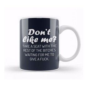Baskı Dükkanı Don T Like Me Angsty Slogan Kupa Bardak
