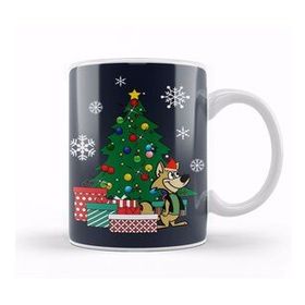 Baskı Dükkanı Donnie Around The Christmas Tree Wild Thornberrys Beyaz 330 01 ml Porselen Kupa Bardak
