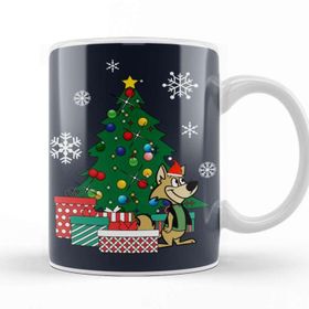 Baskı Dükkanı Donnie Around The Christmas Tree Wild Thornberrys Beyaz 330 ml Porselen Kupa Bardak