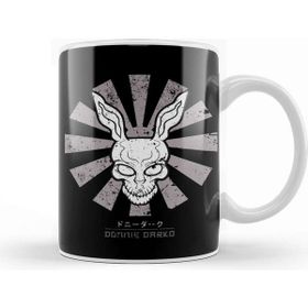 Baskı Dükkanı Donnie Darko Frank Retro Japanese Beyaz 330 ml Porselen Kupa Bardak