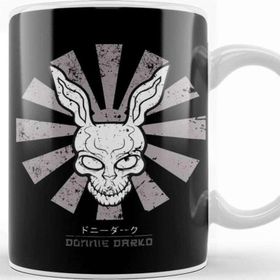 Baskı Dükkanı Donnie Darko Frank Retro Japanese Beyaz 330 ml Porselen Kupa Bardak