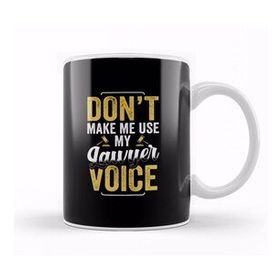 Baskı Dükkanı Don't Make Me Use My Pilot Voice 01 Kupa Bardak