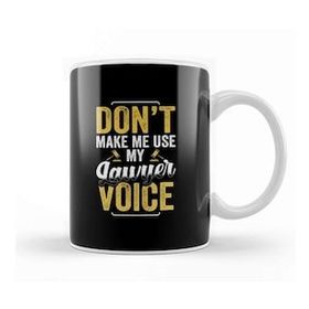 Baskı Dükkanı Don't Make Me Use My Pilot Voice 01 Kupa Bardak