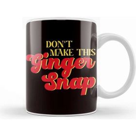 Baskı Dükkanı Don´t Make This Ginger Snap Redhead Christmas Cookies Beyaz 330 ml Porselen Kupa Bardak