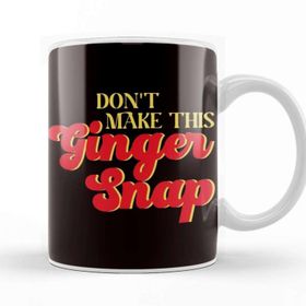 Baskı Dükkanı Don´t Make This Ginger Snap Redhead Christmas Cookies Beyaz 330 ml Porselen Kupa Bardak