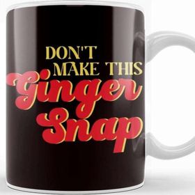 Baskı Dükkanı Don´t Make This Ginger Snap Redhead Christmas Cookies Beyaz 330 ml Porselen Kupa Bardak
