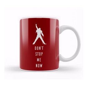 Baskı Dükkanı Dont Stop Me Now 01 Beyaz 330 ml Porselen Kupa Bardak