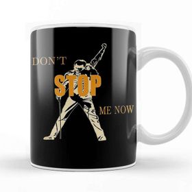 Baskı Dükkanı Dont Stop Me Now 02 Beyaz 330 ml Porselen Kupa Bardak