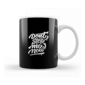 Baskı Dükkanı Dont Stop Me Now 05 Beyaz 330 ml Porselen Kupa Bardak