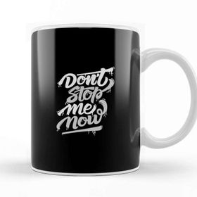Baskı Dükkanı Dont Stop Me Now 05 Beyaz 330 ml Porselen Kupa Bardak