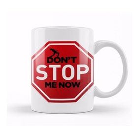 Baskı Dükkanı Dont Stop Me Now 06 Beyaz 330 ml Porselen Kupa Bardak