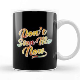 Baskı Dükkanı Dont Stop Me Now Beyaz 330 ml Porselen Kupa Bardak