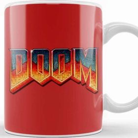 Baskı Dükkanı Doom 02 Beyaz 330 ml Porselen Kupa