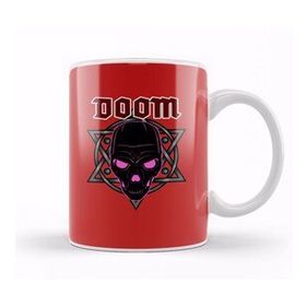 Baskı Dükkanı Doom 03 Beyaz 330 ml Porselen Kupa Bardak