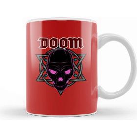 Baskı Dükkanı Doom 03 Beyaz 330 ml Porselen Kupa Bardak