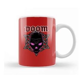 Baskı Dükkanı Doom 03 Beyaz 330 ml Porselen Kupa Bardak