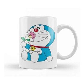 Baskı Dükkanı Doraemon 01 Beyaz 330 ml Porselen Kupa Bardak