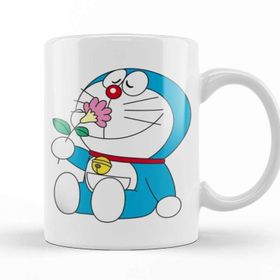 Baskı Dükkanı Doraemon 01 Beyaz 330 ml Porselen Kupa Bardak