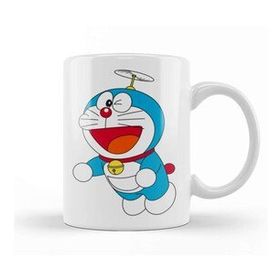 Baskı Dükkanı Doraemon 02 Beyaz 330 ml Porselen Kupa Bardak