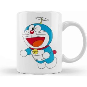 Baskı Dükkanı Doraemon 02 Beyaz 330 ml Porselen Kupa Bardak