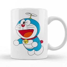 Baskı Dükkanı Doraemon 02 Beyaz 330 ml Porselen Kupa Bardak
