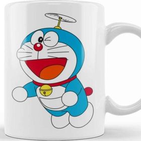 Baskı Dükkanı Doraemon 02 Beyaz 330 ml Porselen Kupa Bardak