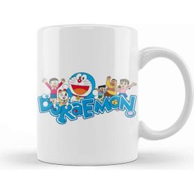 Baskı Dükkanı Doraemon 03 Beyaz 330 ml Porselen Kupa Bardak